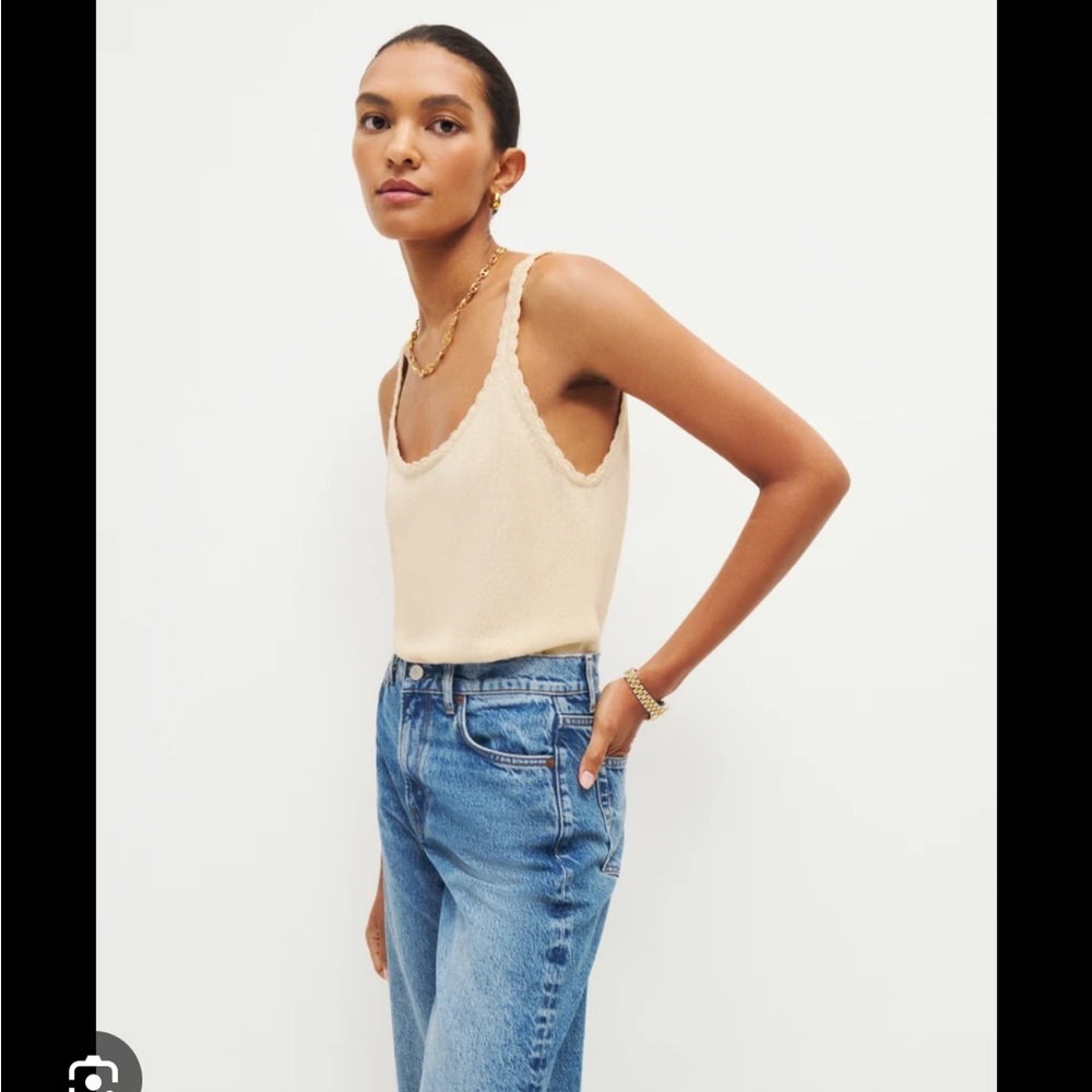 Reformation paulina sweater tank